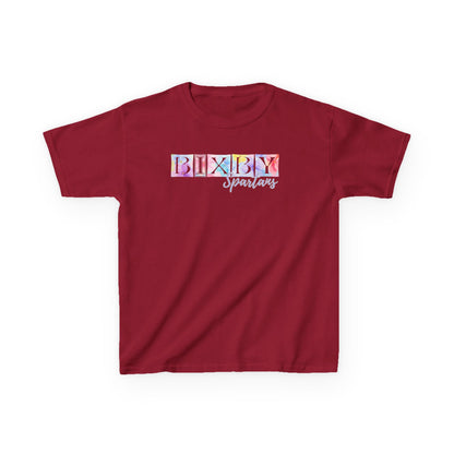 Bixby Spartans Boxy Floral Youth Tee