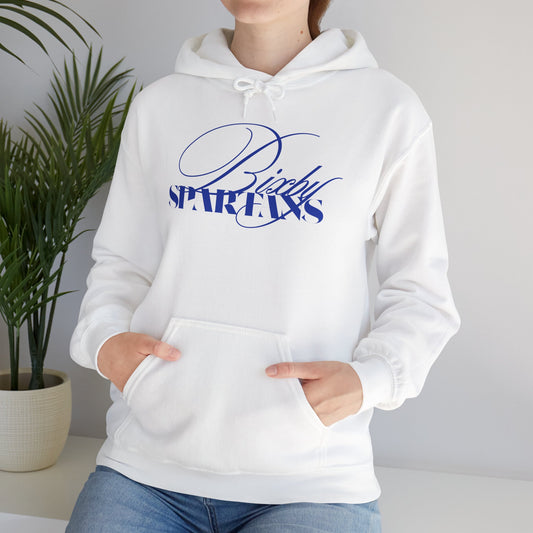 Bixby Spartans Cursive Gildan Hoodie