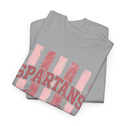 Spartans Bixby Pink Stripes T-Shirt
