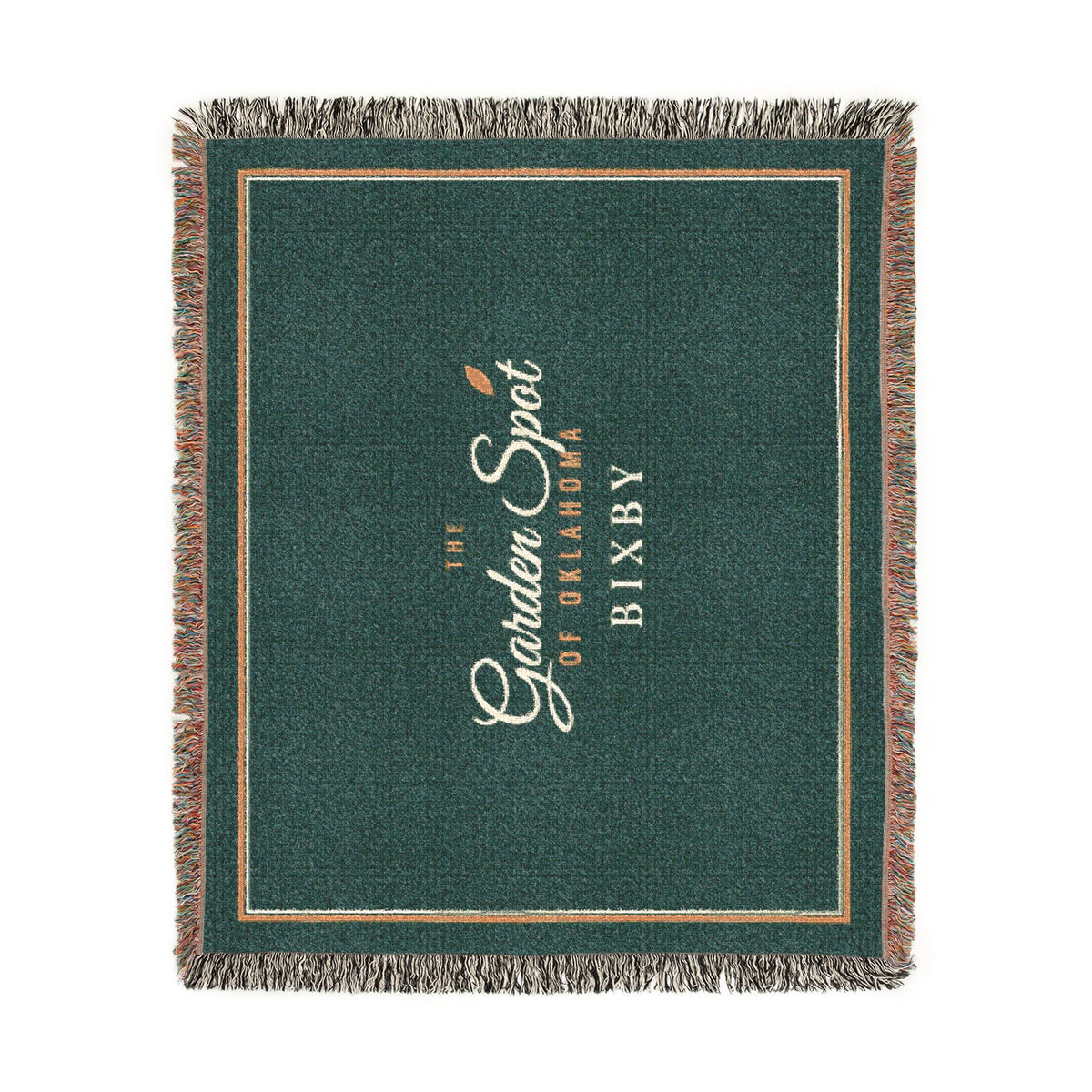 Garden Spot of Oklahoma Woven Throw Blanket
