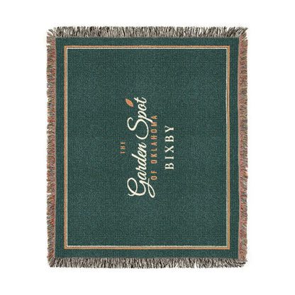 Garden Spot of Oklahoma Woven Throw Blanket