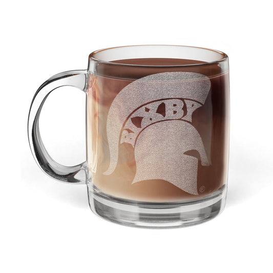 Bixby Spartan Engraved Coffee Glass