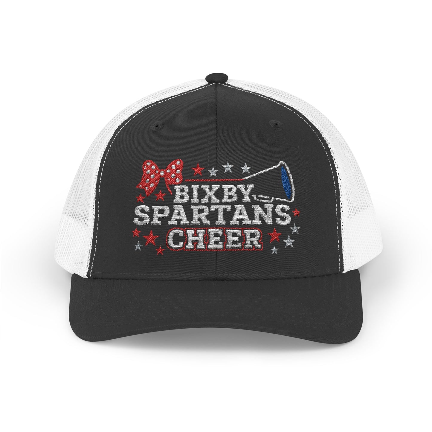 Bixby Spartans Cheer Embroidered Trucker Snapback