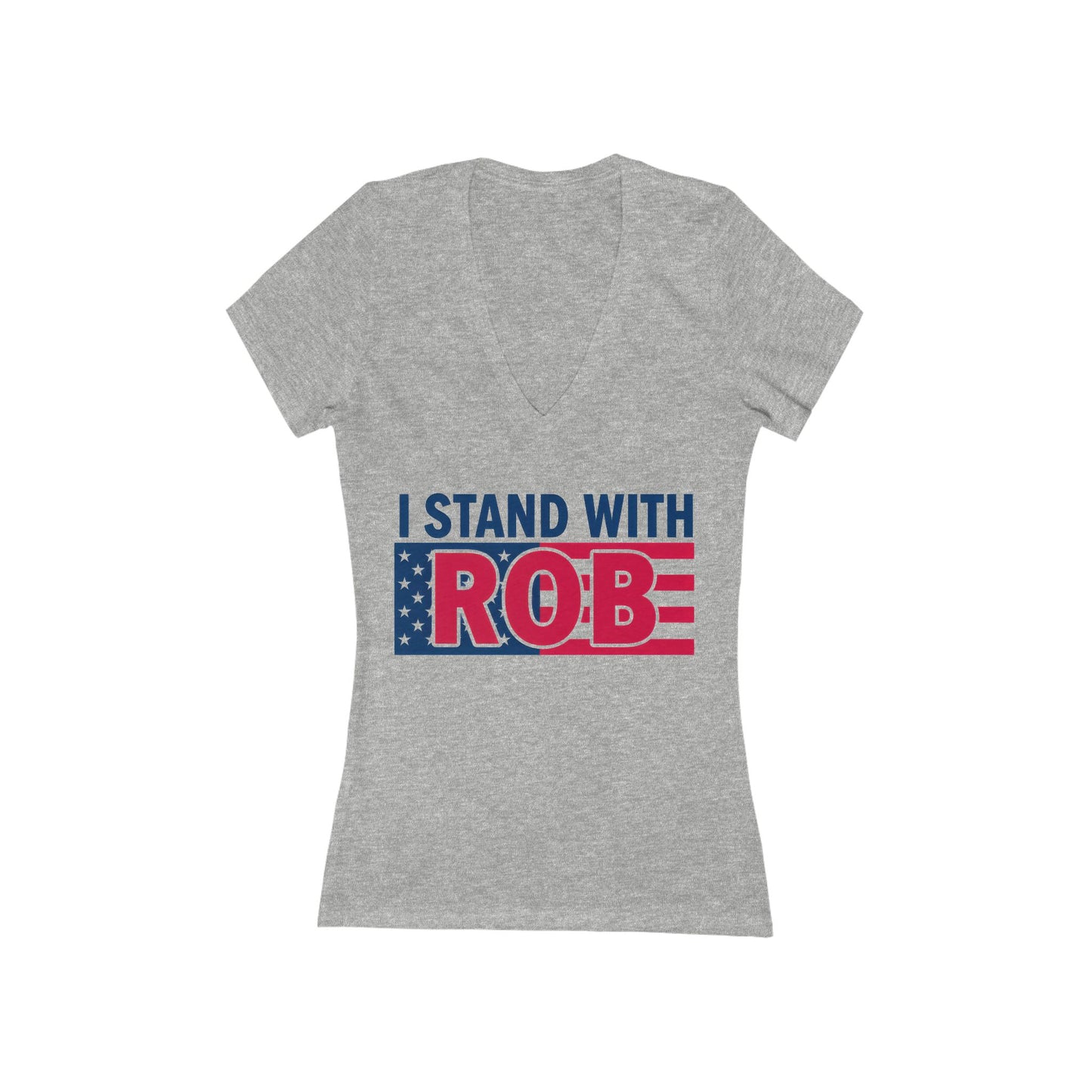 Patriotic Flag - I Stand With Rob Women's V-Neck