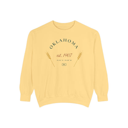 Oklahoma Est. 1907 Crewneck Sweatshirt | Comfort Colors