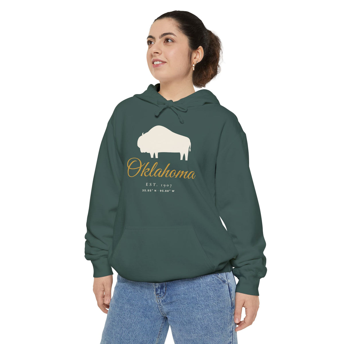 Oklahoma Bison Hoodie | Comfort Colors