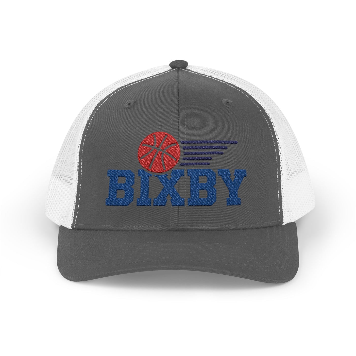Bixby Spartans Basketball Embroidered Trucker Snapback