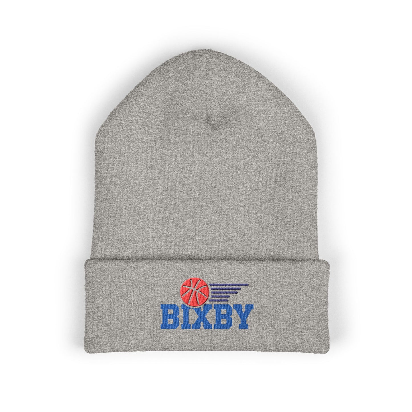 Bixby Spartan Basketball Embroidered Beanie