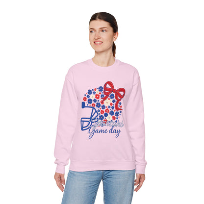 Bixby Spartan Floral Helmet Gameday Gildan Sweatshirt
