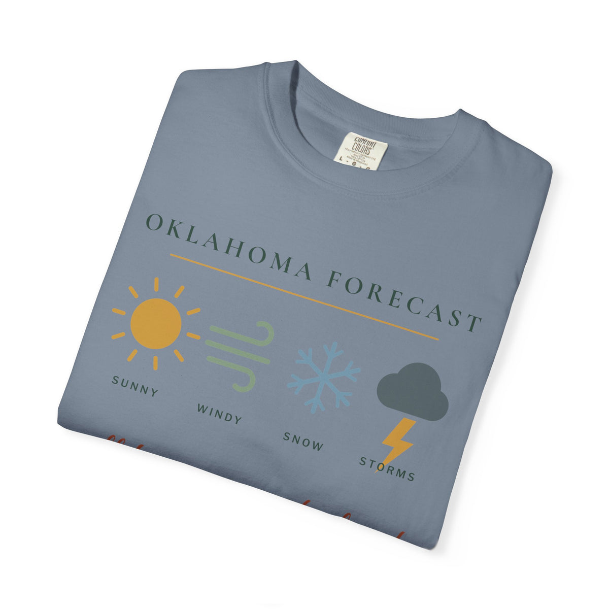 Oklahoma Forecast Tee | Comfort Colors