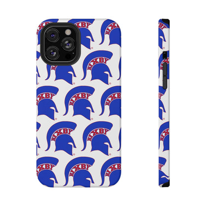 Bixby Spartan Blue Logo Impact Resistant iPhone Case