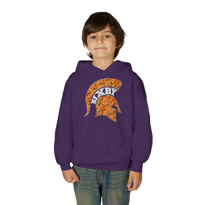 Bixby Spartan Gingerbread Helmet Youth Gildan Hoodie