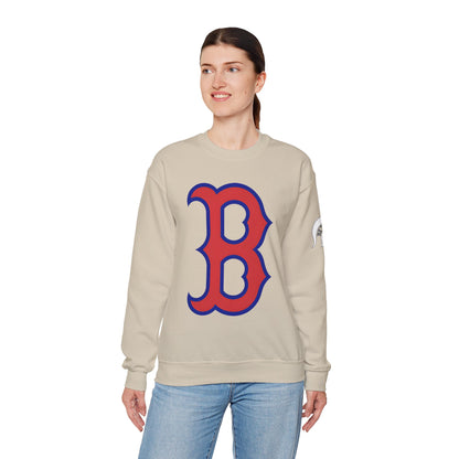 Vintage "B" Sweatshirt with Spartan Sleeve Logo