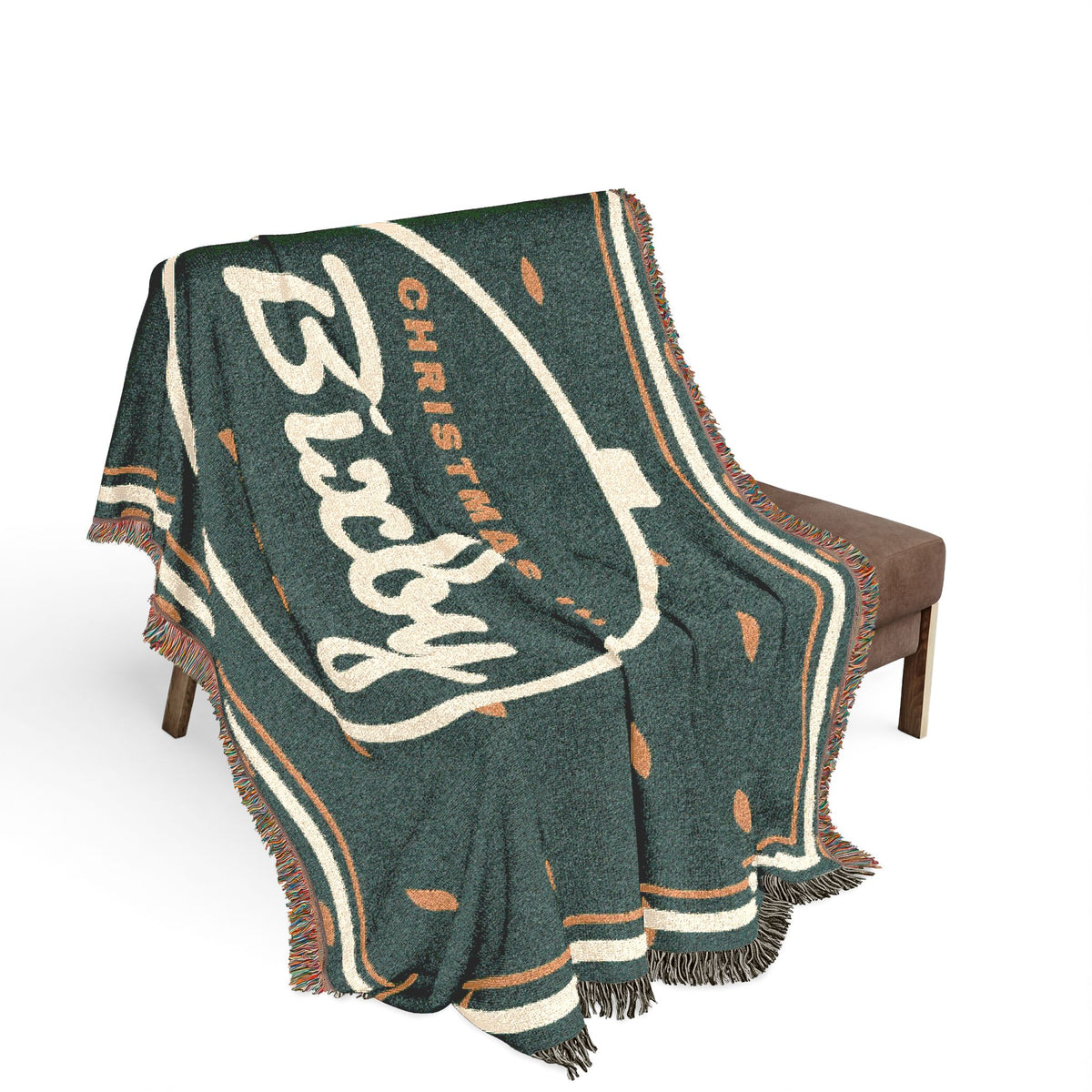 Christmas in Bixby 2026 Woven Throw Blanket