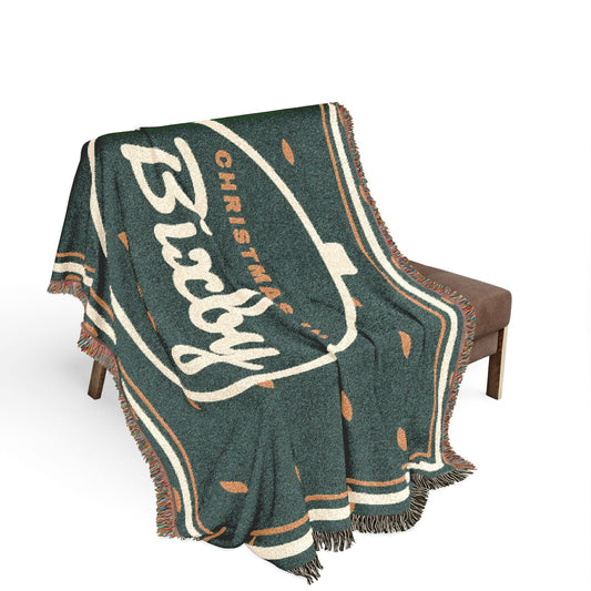 Christmas in Bixby 2026 Woven Throw Blanket