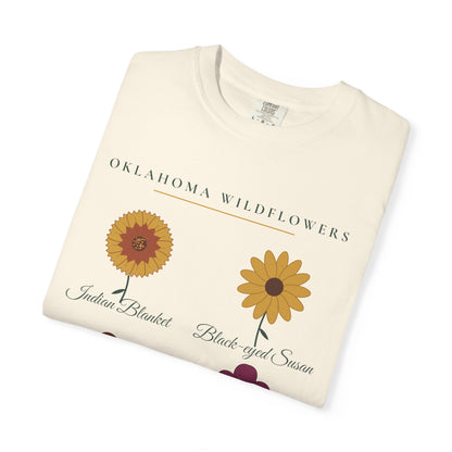 Oklahoma Wildflower Field Guide Tee | Comfort Colors