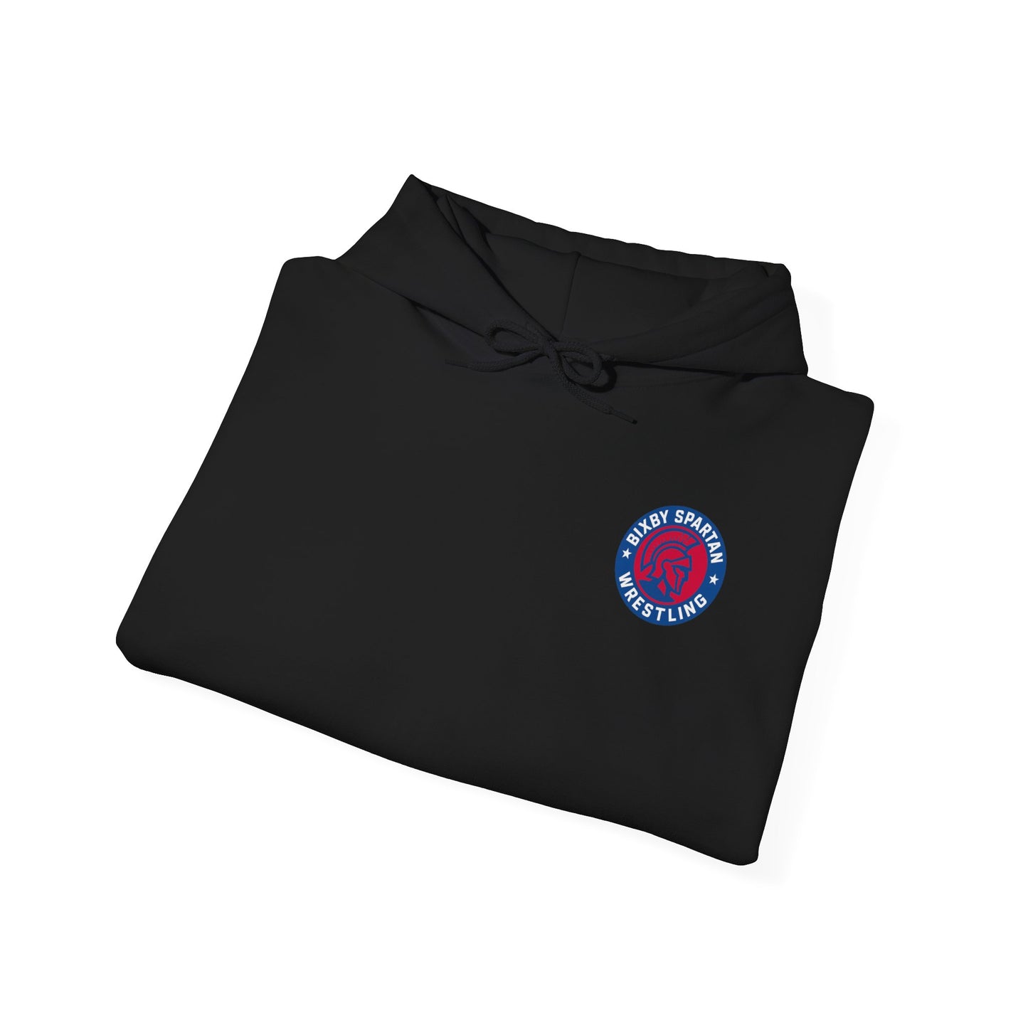 Raised On The Mat Spartan Wrestling Gildan Hoodie