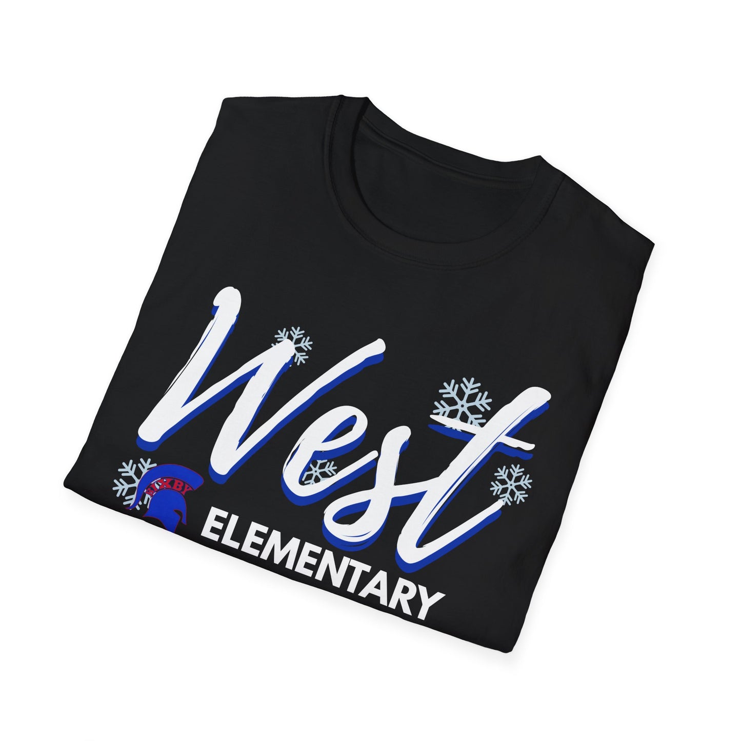 Bixby Spartan West Elementary Snow Day Softstyle Tee