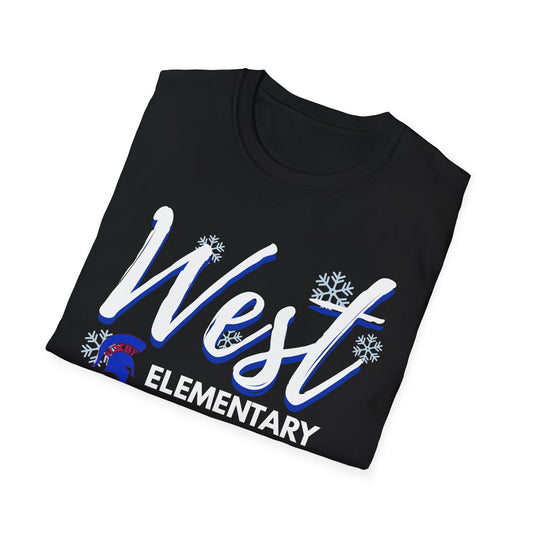 Bixby Spartan West Elementary Snow Day Softstyle Tee
