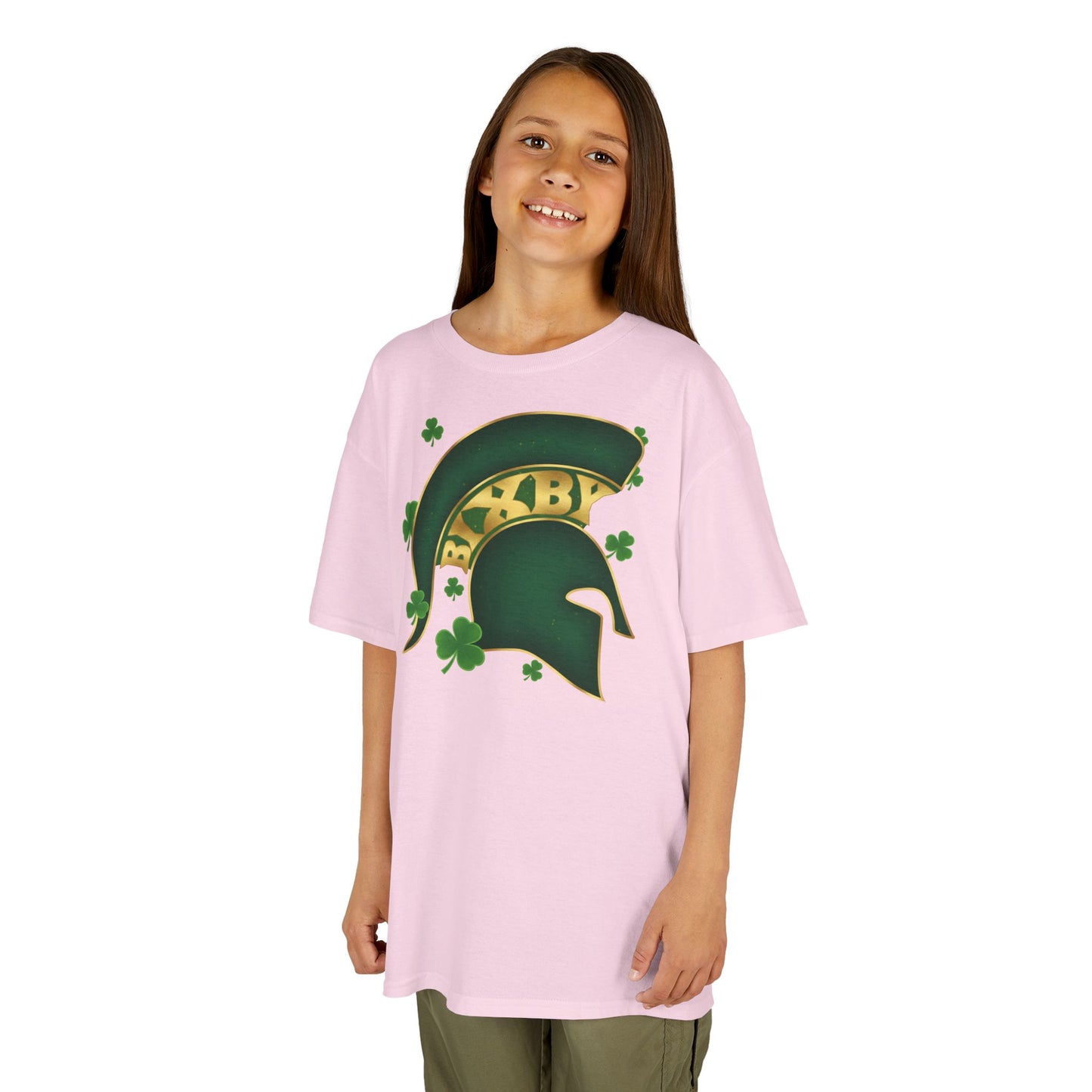 St. Patty's Good Luck Spartan Helmet Youth Tee