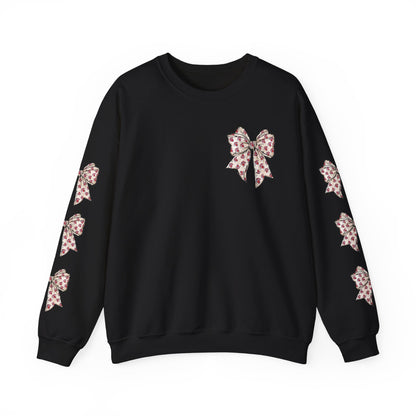 Spartan Bow Pattern Gildan Sweatshirt with Sleeve Print