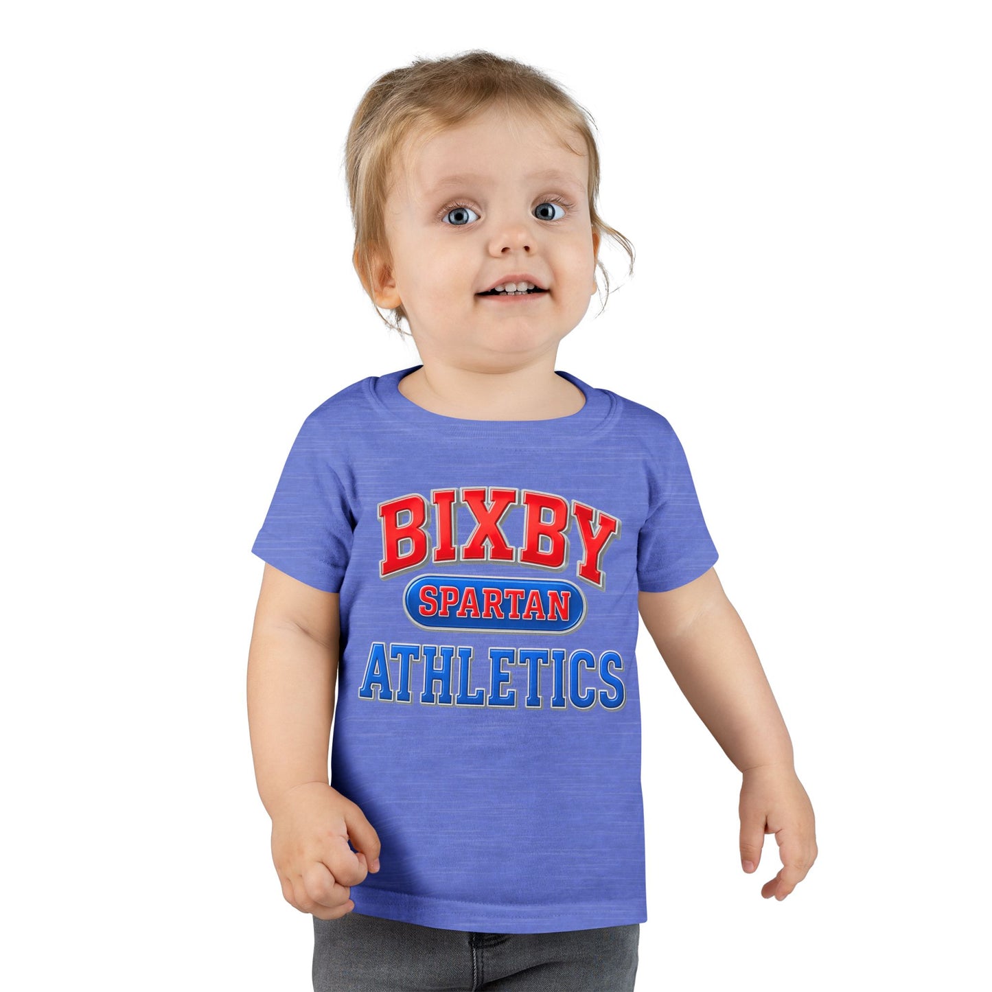 Bixby Spartan Athletics Metallic Toddler Tee