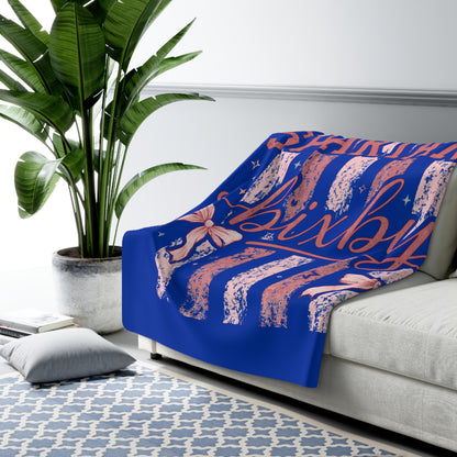 Sherpa Blanket - 'Spartans Bixby' Cozy Fleece Team Throw