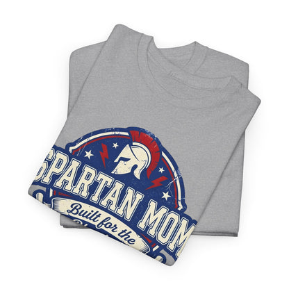 Spartan Mom T-Shirt - Built for the Bleacher, School Spirit Mom Tee