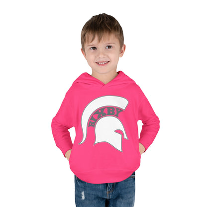 Bixby Spartans White Logo Toddler Rabbit Skins Hoodie