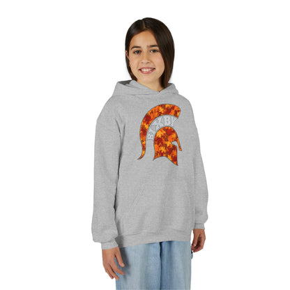 Bixby Spartan Fall Helmet Youth Gildan Hoodie