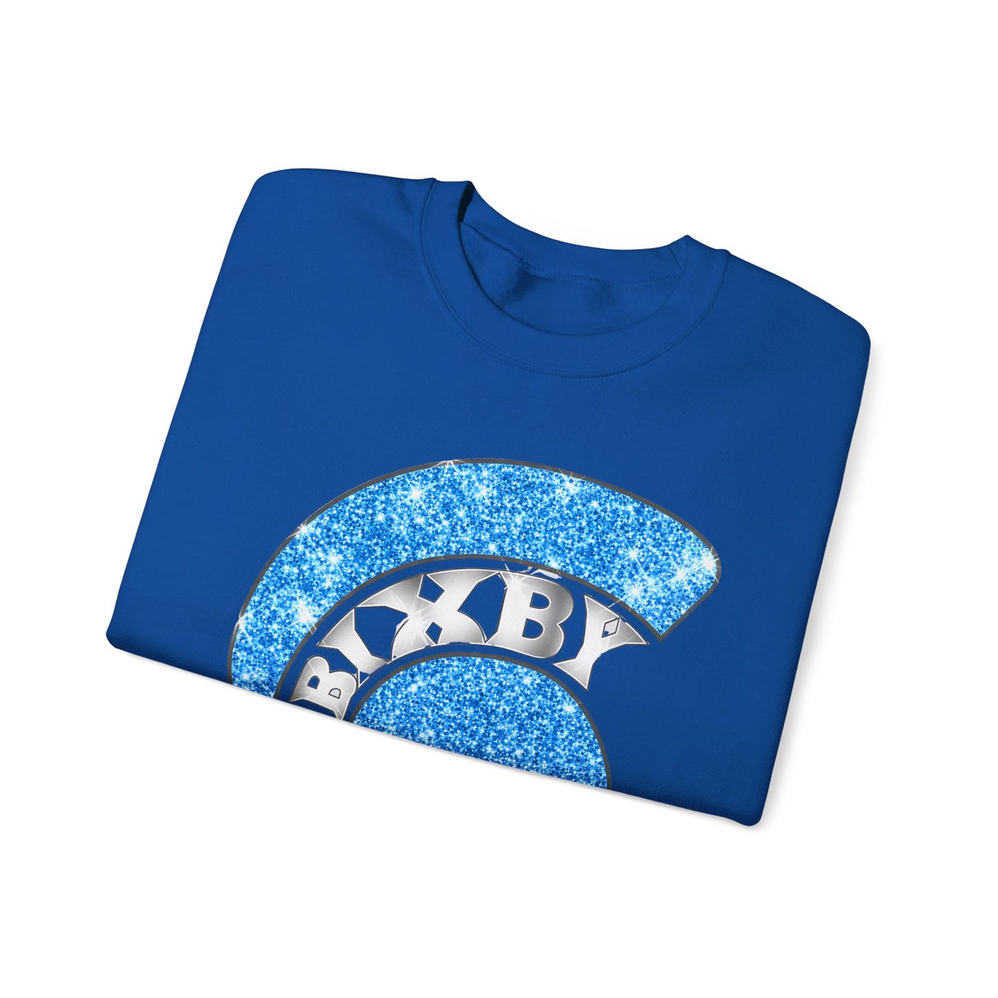 Bixby Spartan Helmet Bling Gildan Sweatshirt