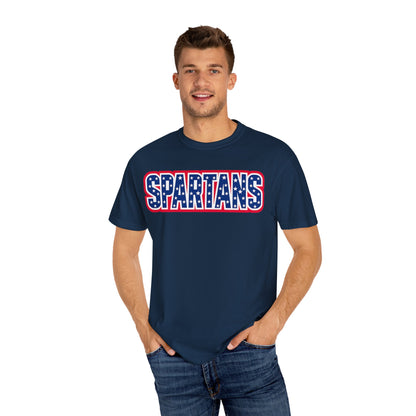 Spartans Patriotic Comfort Colors Tee