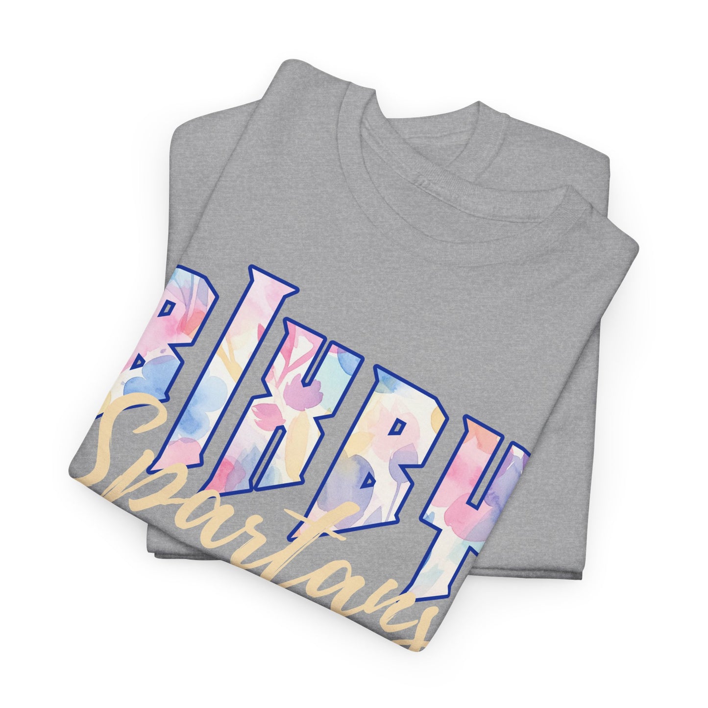 Bixby Spartans Retro Pastel Floral Print School Spirit