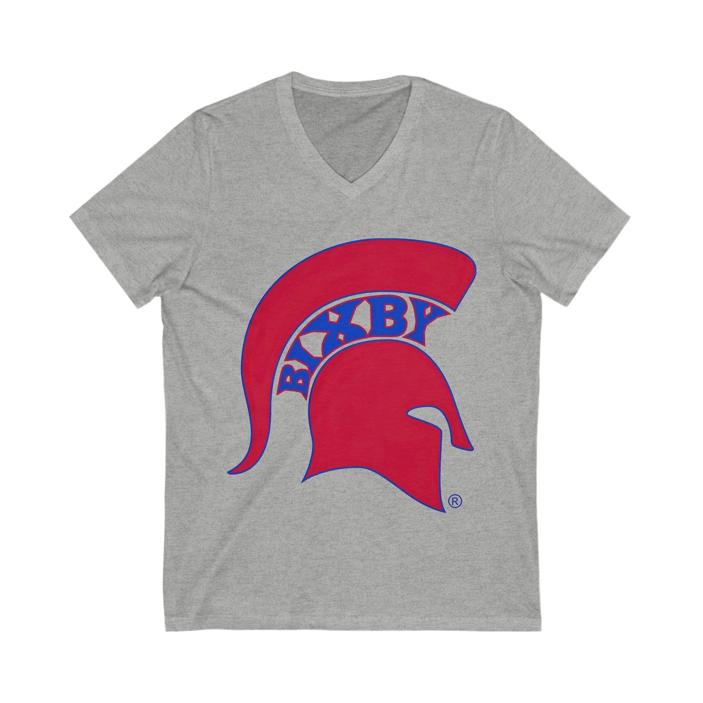 Spartan Red Logo Women's Bella + Canvas V-Neck