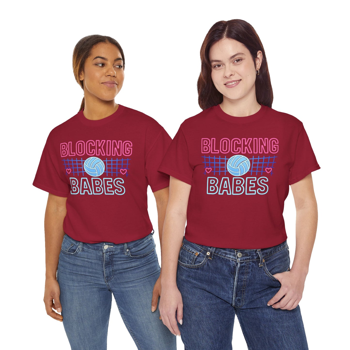 Bixby Spartan Volleyball Blocking Babes Tee