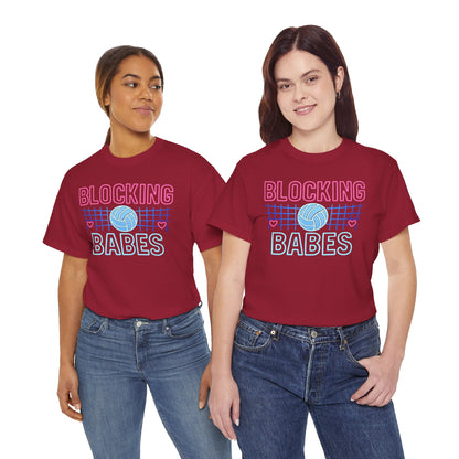 Bixby Spartan Volleyball Blocking Babes Tee