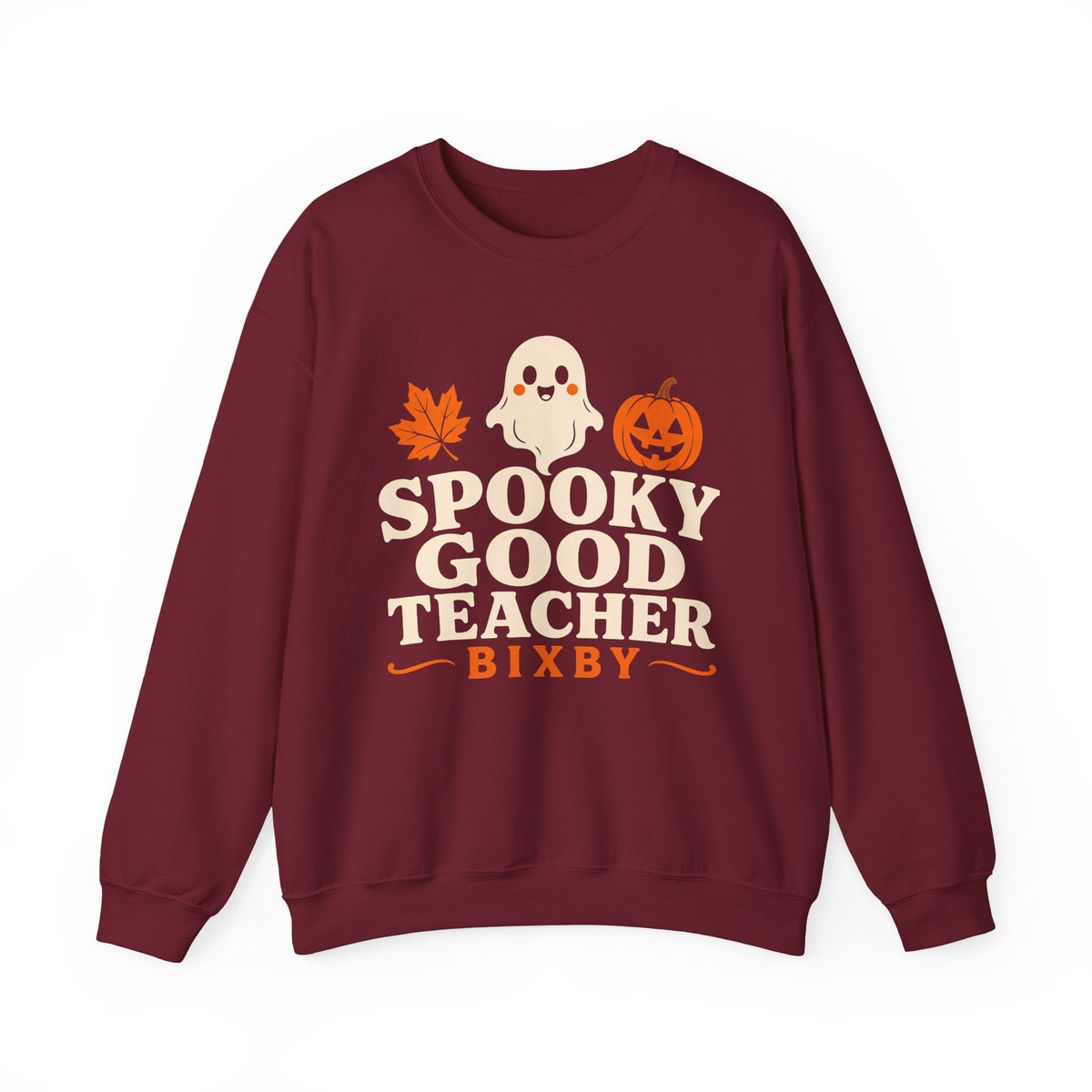 Bixby Spartans Spooky Good Teacher - Halloween Teacher (Bixby) Sweatshirt