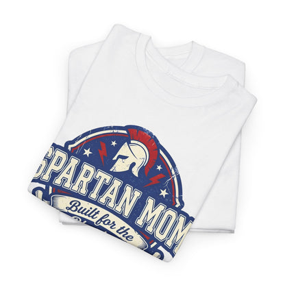 Spartan Mom T-Shirt - Built for the Bleacher, School Spirit Mom Tee