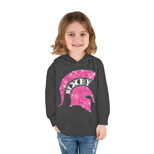 Bixby Spartans Pink Bling Toddler Rabbit Skins Hoodie