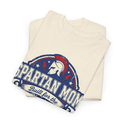 Spartan Mom T-Shirt - Built for the Bleacher, School Spirit Mom Tee