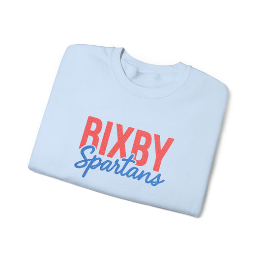 Bixby Spartans Embroidered Gildan Sweatshirt