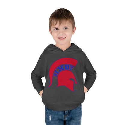 Bixby Spartans Blue Logo Toddler Rabbit Skins Hoodie
