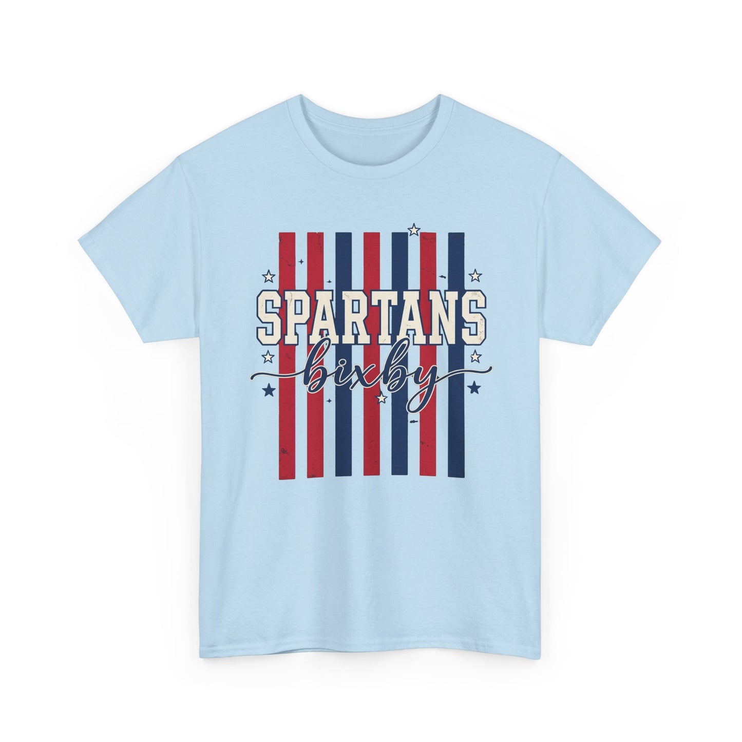 Bixby Spartan Patriotic Gildan Tee