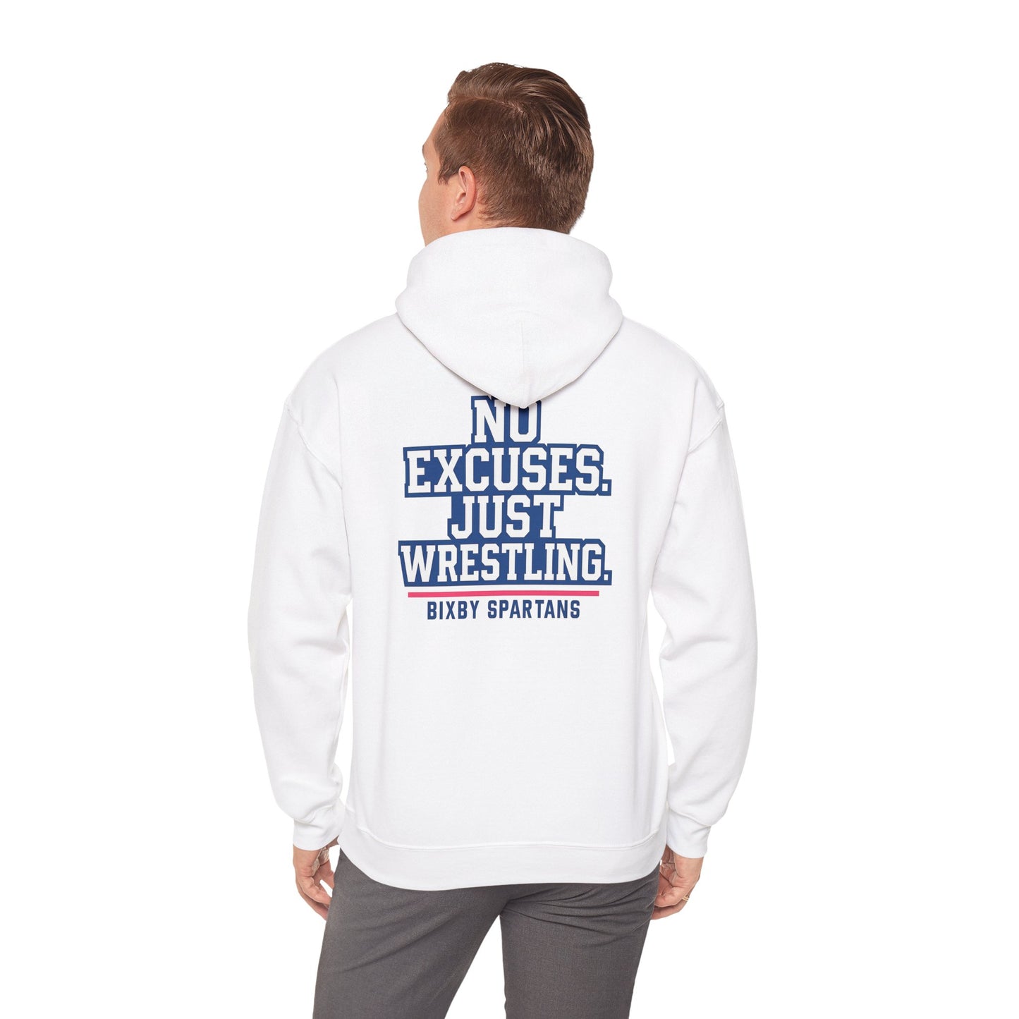 No Excuses Spartan Wrestling Gildan Hoodie