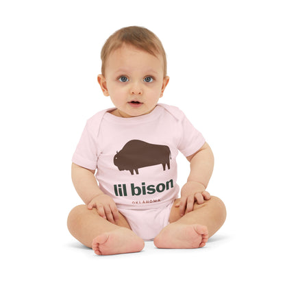 lil bison Oklahoma Baby Bodysuit