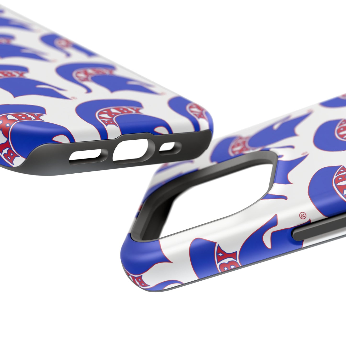 Bixby Spartan Blue Logo Impact Resistant iPhone Case