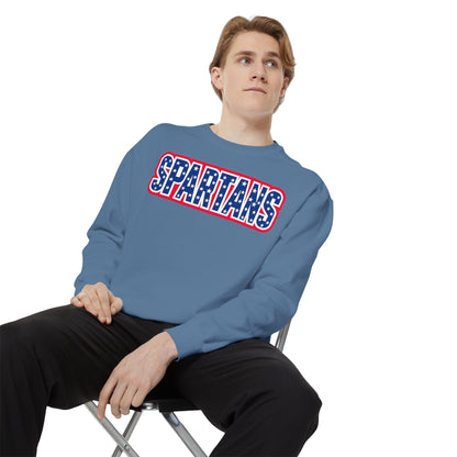 Spartans Patriotic Comfort Colors Sweatshirt