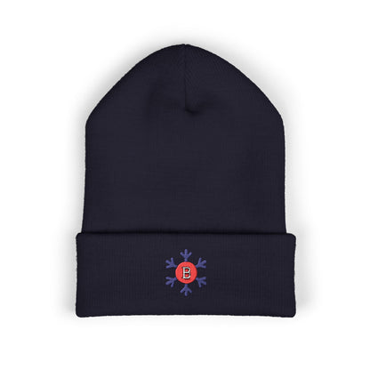 Bixby Spartans Snowflake B Embroidered Winter Beanie