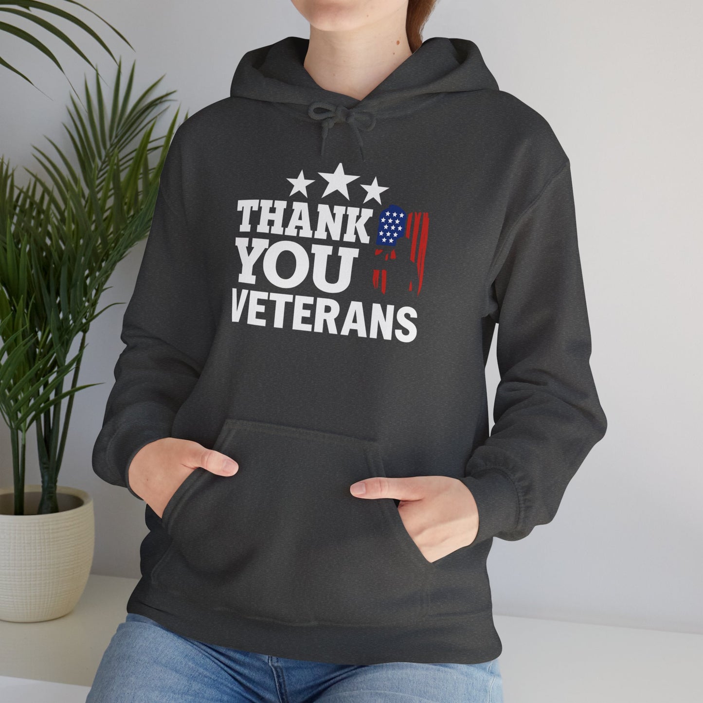 Thank You Veterans Gildan Hoodie