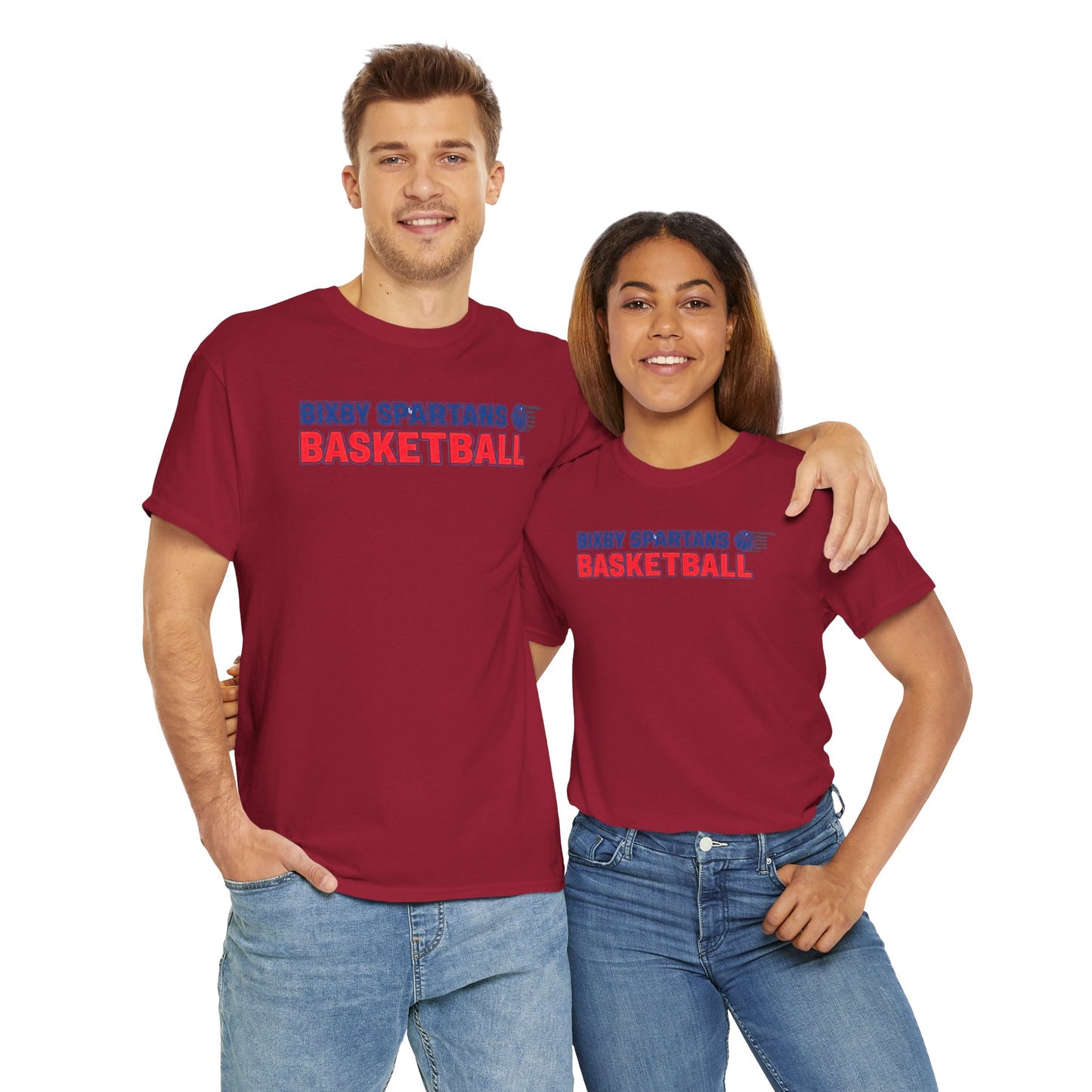 Bixby Spartans Basketball Gildan Tee